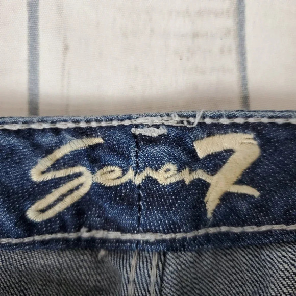 Seven7 Luxe Jeans Sully  Blue 14 Stretch Bootcut NWT - Picture 3 of 15
